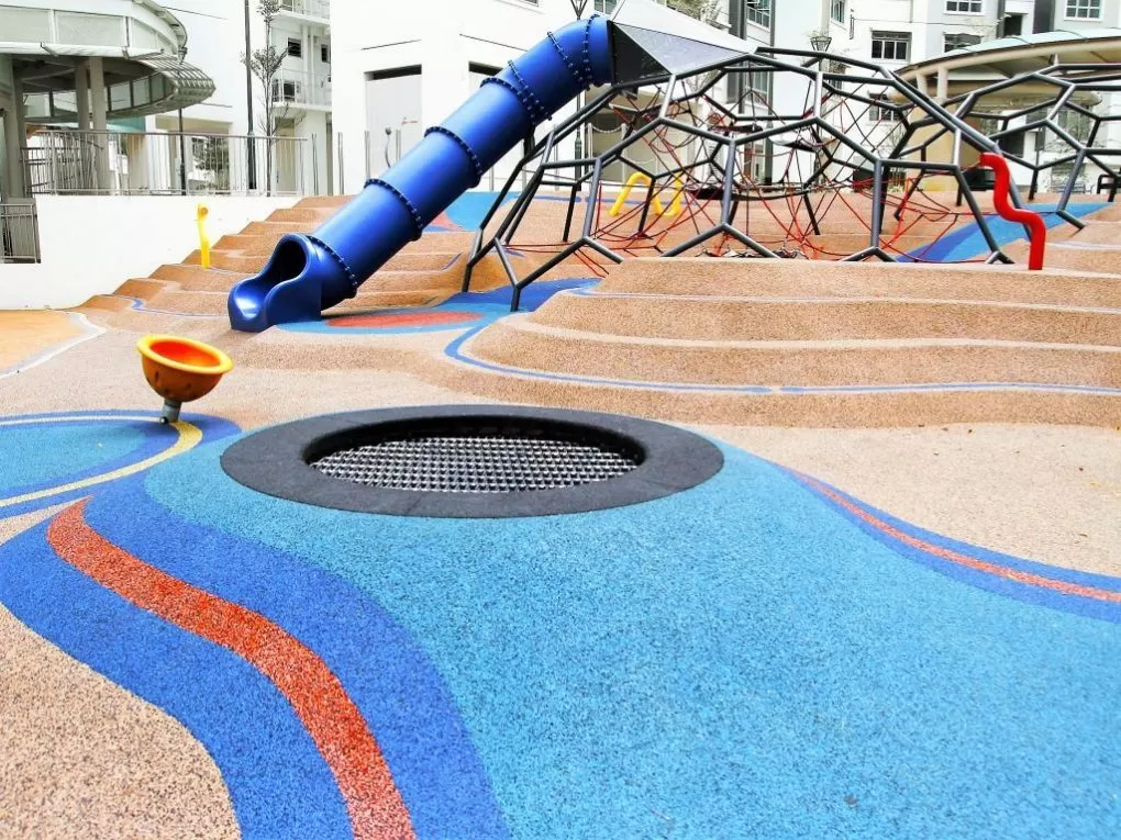 Площадка из EPDM гранул